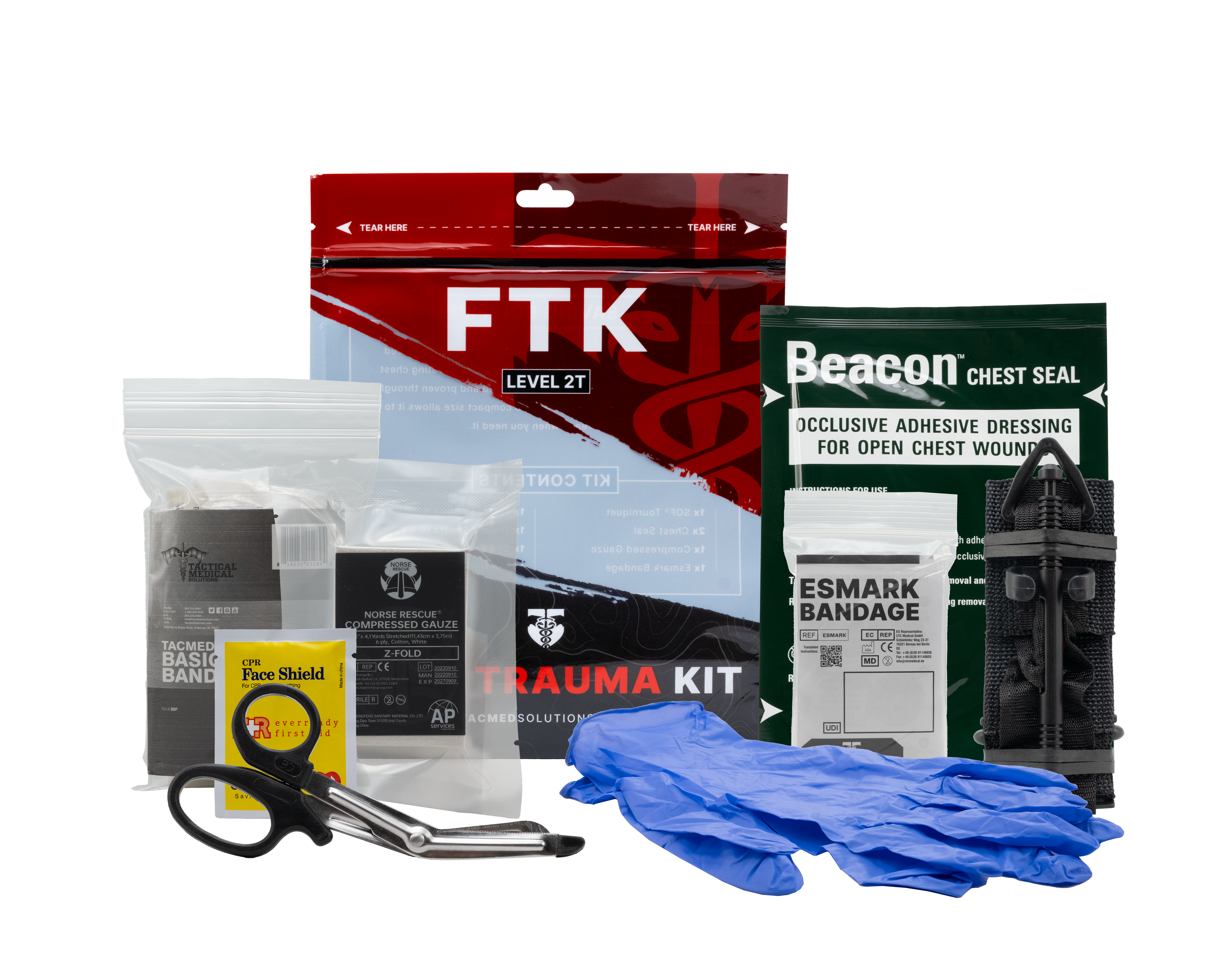 Field Trauma Kit (FTK™) Level 2T | Compact Emergency First Aid Kit