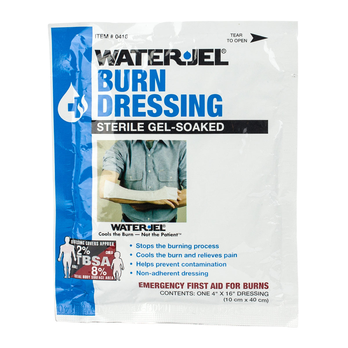 burn dressing Burn Dressing Kit | Hydrogel Cooling Relief main image 0