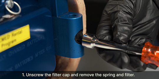 Customer Support Video - Cleaning the Filter on Lower