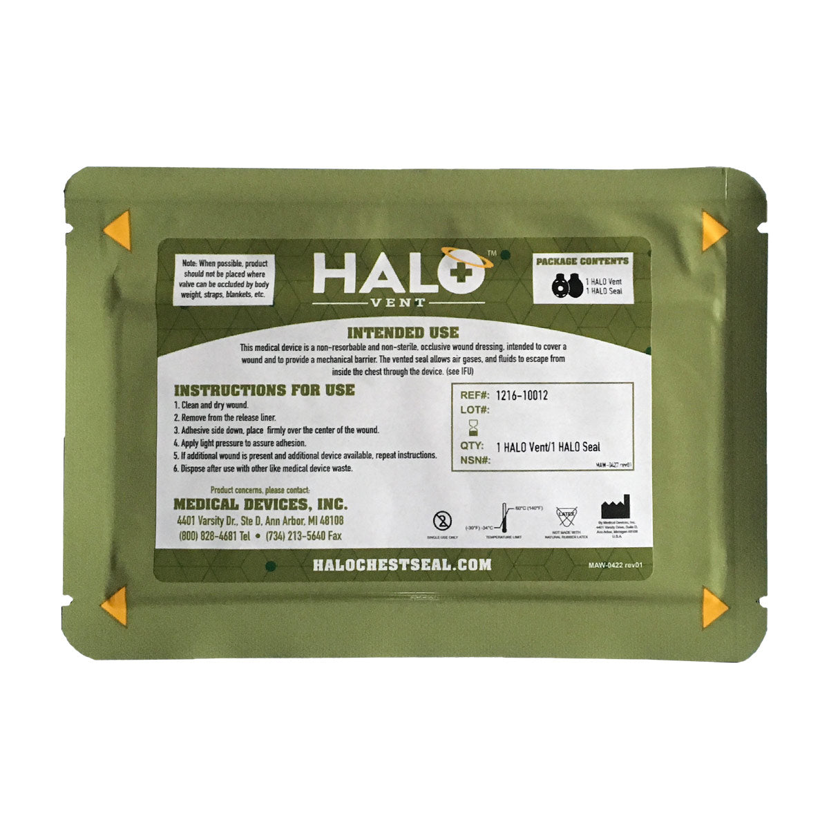 HALO™ Chest Seal - Combo