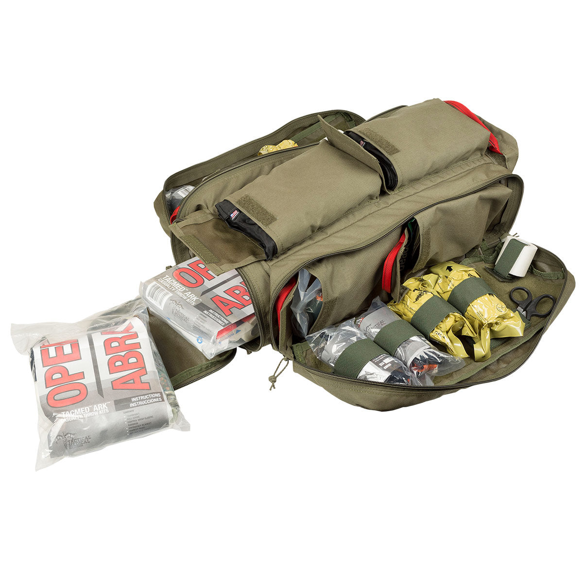 TacMed™ Warm Zone/SRO ARK open kit showing contents
