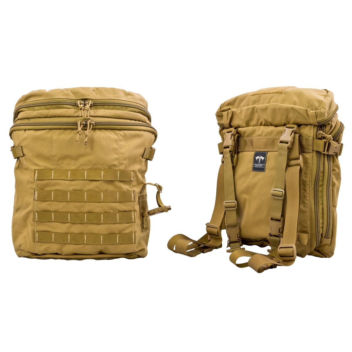 TacMed™ R-AID® Kit front and back side by side view